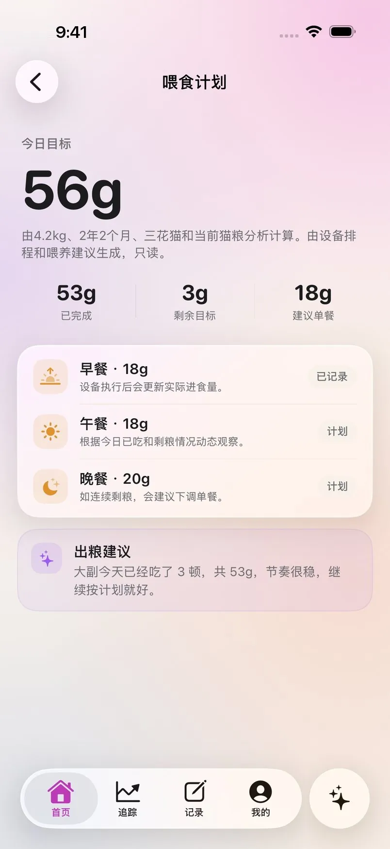 喂食计划